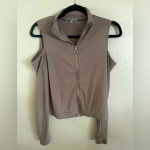 Charlotte Russe open shoulder top